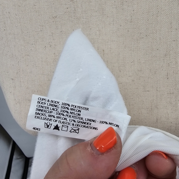 Va Bien 6363 Strapless Plunge Backless Bustier 40D white - Picture 10 of 11